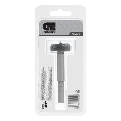 Сверло Форстнера по дереву, 30 мм, цилиндрический хвостовик Сибртех купить в Москве с доставкой по всей России | ProtosMarket.ru