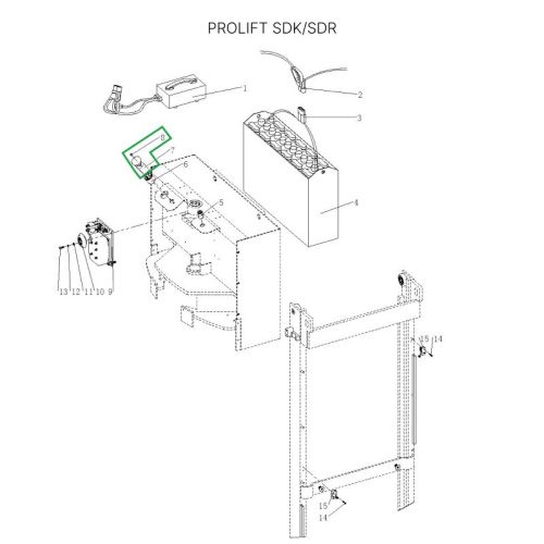 Аварийный выключатель для штабелеров SDR/SDK и SPN, для тележек SK20 по ценам производителя в Казани с доставкой по всей России