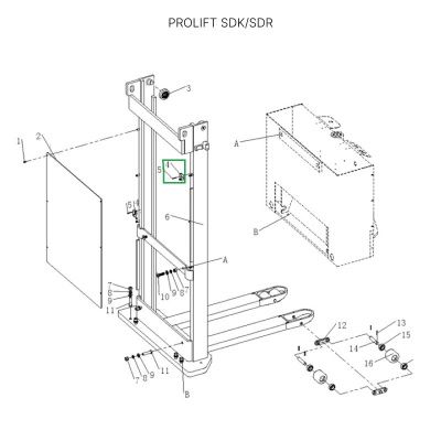 Датчик каретки вил для штабелеров SDR/SDK с FFL купить в Москве с доставкой по всей России | ProtosMarket.ru