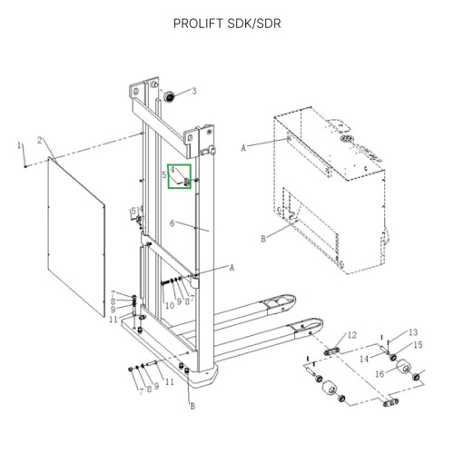 Датчик каретки вил для штабелеров SDR/SDK с FFL по ценам производителя в Казани с доставкой по всей России
