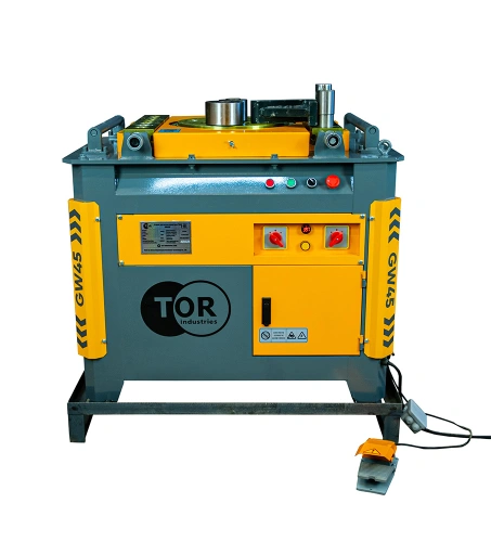 Станок для гибки арматуры 45/40мм 4кВт с доводчиком, рег. боковые упоры TOR GW45A PRO по ценам производителя в Казани с доставкой по всей России
