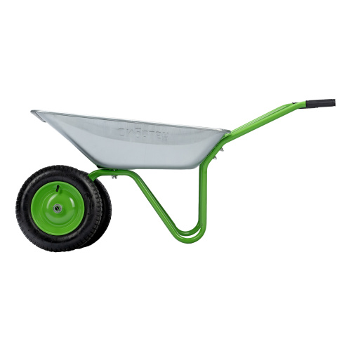 Тачка садовая, 2-х колесная, грузоподъемность 120 кг, объем 65 л Сибртех по ценам производителя в Казани с доставкой по всей России