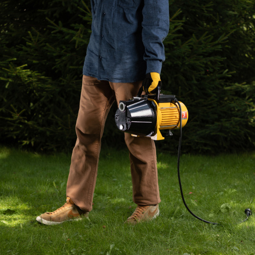 Садовый поверхностный насос GP1100C, 1100 Вт, 4500 л/ч, подъем 46 м, чугун Denzel купить в Москве с доставкой по всей России | ProtosMarket.ru