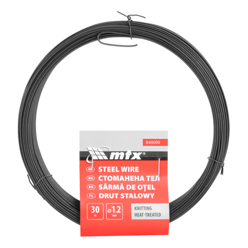 Проволока стальная 30 м, вязальная, термообработанная 1.2 мм Сибртех по ценам производителя в Казани с доставкой по всей России