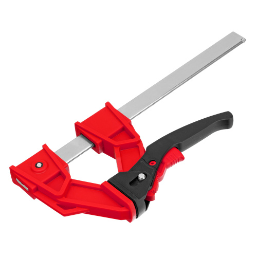 Струбцина реечная быстрозажимная, усиленная, пластиковый корпус рычажно-храповой механизм, 200 х 100 х 351 мм, штанга 5 х 22 мм Matrix купить в Москве с доставкой по всей России | ProtosMarket.ru