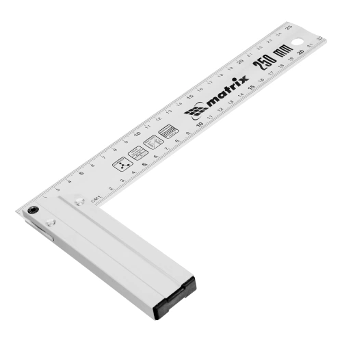 Угольник, 250 мм, алюминиевый, литой Matrix купить в Москве с доставкой по всей России | ProtosMarket.ru
