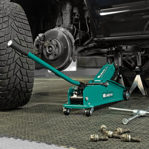 Домкрат гидравлический подкатной, 3 т, 192-532 мм, SUV Сибртех по ценам производителя в Казани с доставкой по всей России