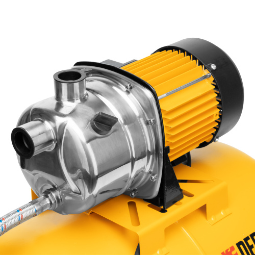 Насосная станция PSL1100X, 1100 Вт, 3600 л/ч, ресивер 50 л, подъем 45 м, нержавейка Denzel купить в Москве с доставкой по всей России | ProtosMarket.ru
