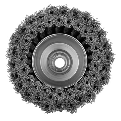 Щетка для УШМ, 125 мм, М14, "чашка", двухрядная, крученая проволока 0.5 мм Matrix по ценам производителя в Казани с доставкой по всей России