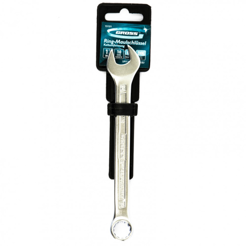 Ключ комбинированный 12 мм, CrV, холодный штамп Gross по ценам производителя в Казани с доставкой по всей России