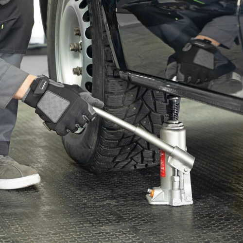 Домкрат гидравлический бутылочный, 4 т, h подъема 194-372 мм Matrix купить в Москве с доставкой по всей России | ProtosMarket.ru