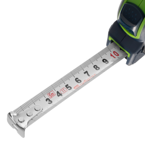 Рулетка Сапфир,двухкомпонентный корпус,5 м х 19 мм Сибртех по ценам производителя в Казани с доставкой по всей России