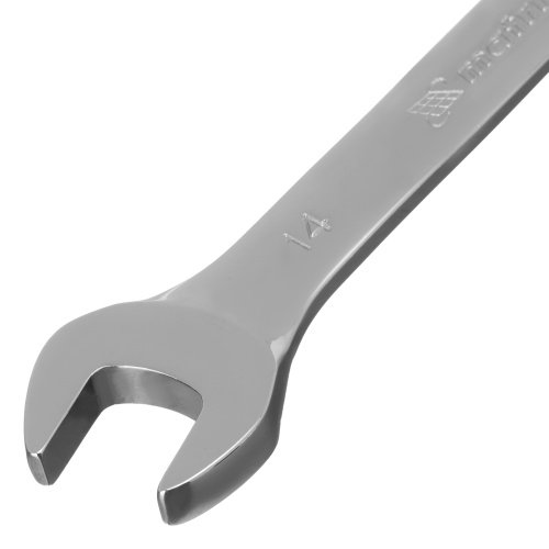 Ключ комбинированный трещоточный, 14 мм, CrV, зеркальный хром Matrix Professional купить в Москве с доставкой по всей России | ProtosMarket.ru