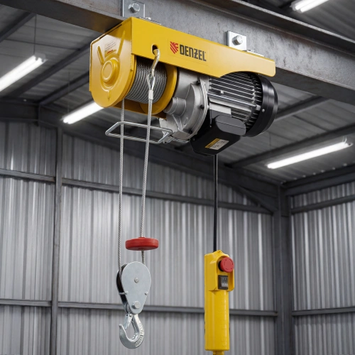 Тельфер электрический TF-1000,1 т, 1600 Вт, высота 12 м, 8 м/мин Denzel по ценам производителя в Казани с доставкой по всей России