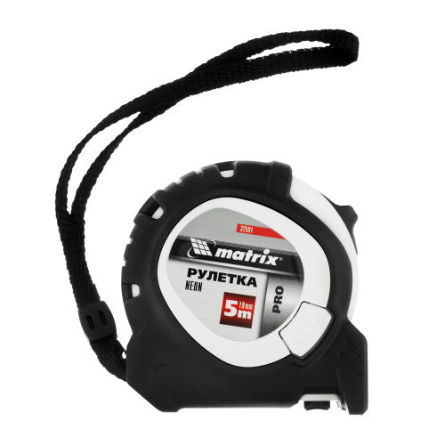Рулетка Neon,5 м x 19 мм,обрезиненный корпус,3 фиксации,Pro Matrix по ценам производителя в Казани с доставкой по всей России