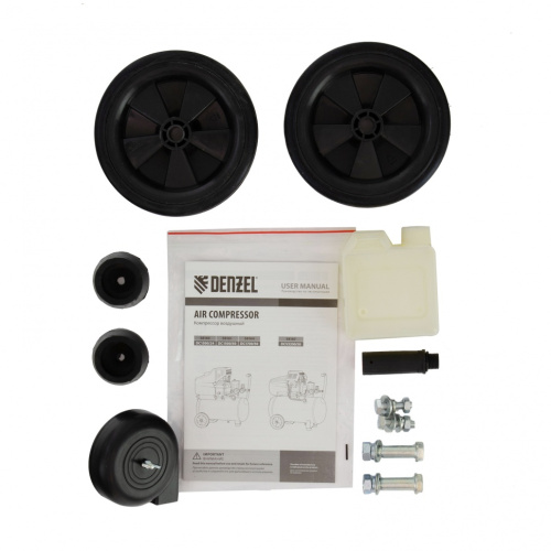 Компрессор воздушный прямой привод DC1700/50, 1.7 кВт, 50 литров, 260 л/мин Denzel купить в Москве с доставкой по всей России | ProtosMarket.ru