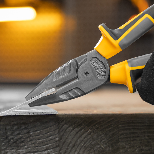 Плоскогубцы комбинированные 205 мм, трехкомпонентные рукоятки Denzel купить в Москве с доставкой по всей России | ProtosMarket.ru