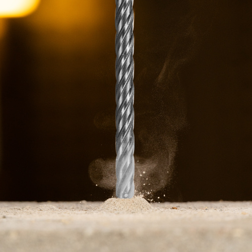 Бур по бетону, цельная крестовая пластина, 10x215 мм, SDS PLUS Denzel по ценам производителя в Казани с доставкой по всей России