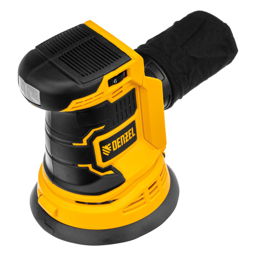Машина шлифовальная эксцентриковая аккумуляторная COS-125-0, 18В Li-Ion Denzel купить в Москве с доставкой по всей России | ProtosMarket.ru