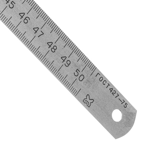 Линейка измерительная, 500 мм, металлическая по ценам производителя в Казани с доставкой по всей России