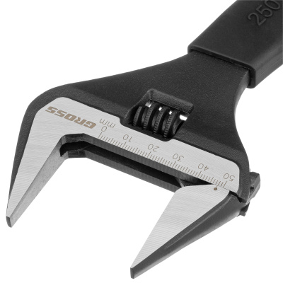 Ключ разводной, 250 мм, CrV, тонкие губки, защитные насадки Gross купить в Москве с доставкой по всей России | ProtosMarket.ru