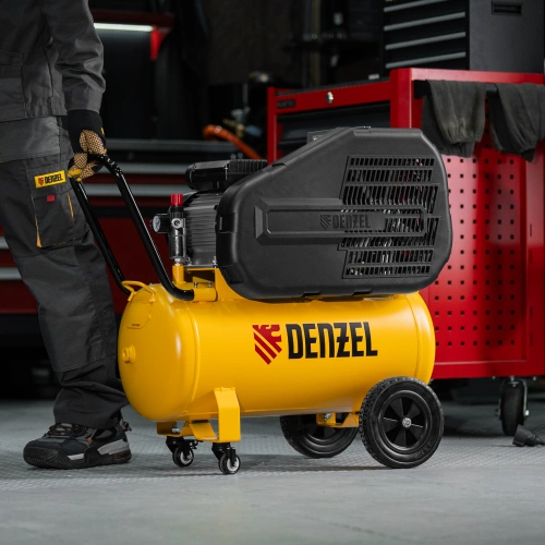 Компрессор воздушный рем. привод BCI 2100/50, 2,1 кВт, 50 литров, 400 л/мин Denzel по ценам производителя в Казани с доставкой по всей России