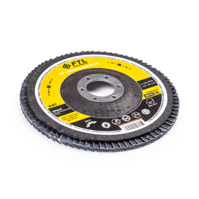 Круг лепестковый для шлифования по нержавеющей стали FTL Ergo 27 цирконий 125 х 22,2 мм P100 по ценам производителя в Казани с доставкой по всей России