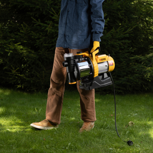 Садовый поверхностный насос GP1100SS, 1100 Вт, 4000 л/ч, подъем 45 м, пластик Denzel купить в Москве с доставкой по всей России | ProtosMarket.ru