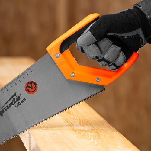 Ножовка по дереву, 500 мм, 7-8 TPI, зуб 2D, каленый зуб, двухкомпонентная рукоятка Sparta по ценам производителя в Казани с доставкой по всей России