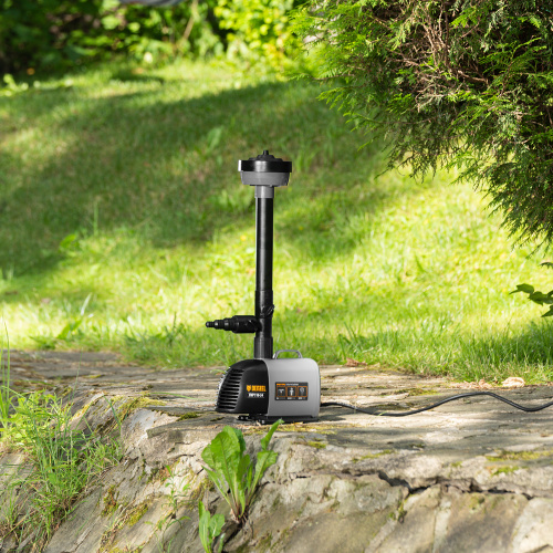 Насос фонтанный FNP110-34, 112 Вт, подъем 3,4 м, 3400 л/ч, колокольчик/каскад/гейзер Denzel купить в Москве с доставкой по всей России | ProtosMarket.ru