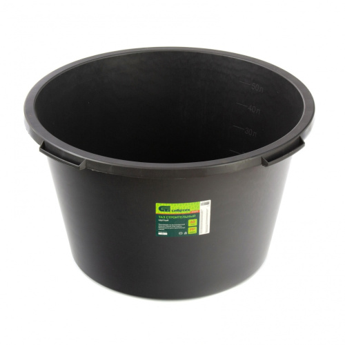 Таз круглый строительный, 60 л Сибртех по ценам производителя в Казани с доставкой по всей России