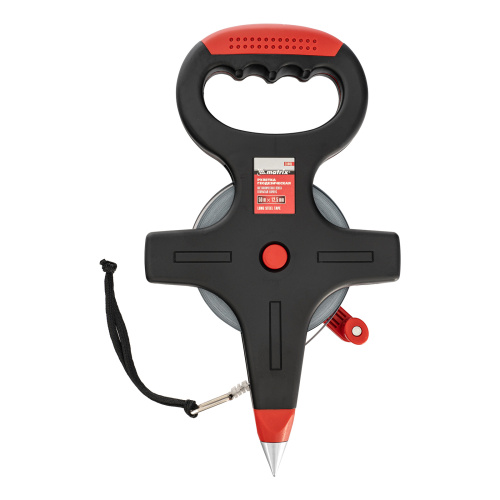 Рулетка геодезическая, 50 м х 12,5 мм, металлическая лента, открытый корпус Matrix купить в Москве с доставкой по всей России | ProtosMarket.ru