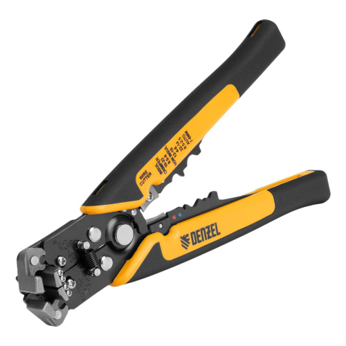 Щипцы для зачистки электропроводов 0,2-6 мм², функция обрезания проводов Denzel купить в Москве с доставкой по всей России | ProtosMarket.ru