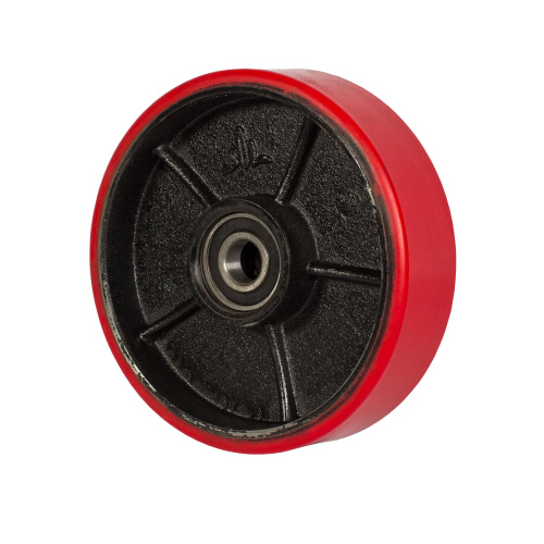 Колесо гидравлической тележки с подшипниками, полиуретан, 180 х 50мм купить в Москве с доставкой по всей России | ProtosMarket.ru