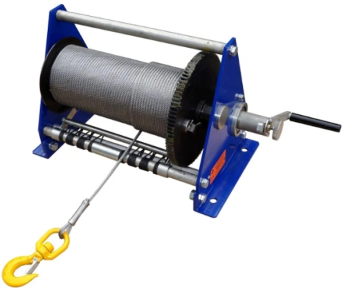 Лебедка канатная Дина-2 1000 кг 20 м с блоком БМ 1,0-01 по ценам производителя в Казани с доставкой по всей России