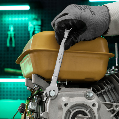 Ключ комбинированный, 13 мм, CrV, матовый хром Stels купить в Москве с доставкой по всей России | ProtosMarket.ru