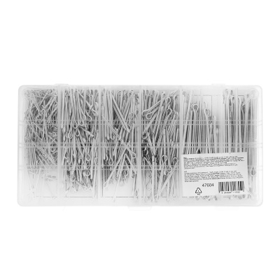 Набор шплинтов, S головки х L: 1.6 х 25.2, 3 х 25.2, 3 х 38, 3, 1 х 32, 3, 1 х 50.4 х 63 мм, 555 предметов Сибртех купить в Москве с доставкой по всей России | ProtosMarket.ru