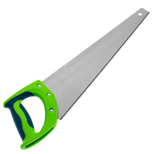 Ножовка по дереву "Зубец", 400 мм, 11 TPI, зуб 2D, каленый зуб, 2-х компонентная рукоятка Сибртех купить в Москве с доставкой по всей России | ProtosMarket.ru