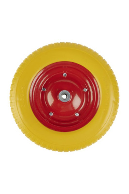Колесо литое полиуретановое 360 мм PU 2400 (20 мм шариковый подшипник) купить в Москве с доставкой по всей России | ProtosMarket.ru