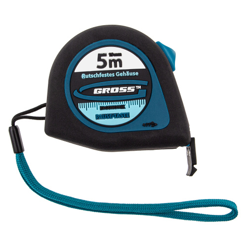 Рулетка "Ergonomisch",5 м x 19 мм,магнитный обрезиненный зацеп Gross по ценам производителя в Казани с доставкой по всей России