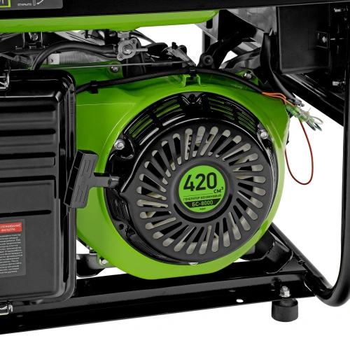 Генератор бензиновый БС-8000, 6,6 кВт, 230В, четырехтактный, 25 л, ручной стартер Сибртех купить в Москве с доставкой по всей России | ProtosMarket.ru