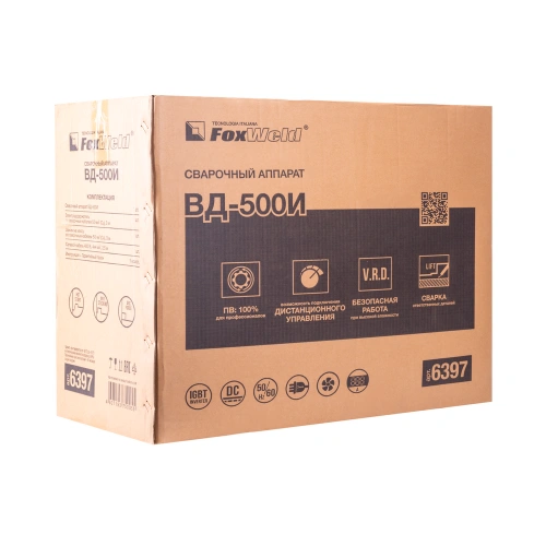 Инверторный сварочный аппарат ВД-500И (пр-во FoxWeld/КНР) по ценам производителя в Казани с доставкой по всей России