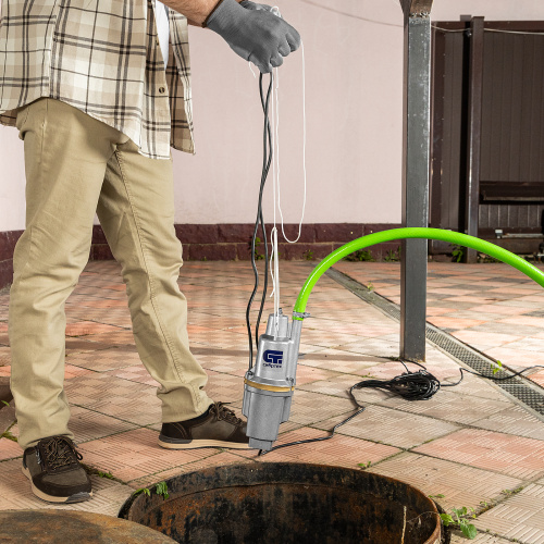 Вибрационный насос СВН300-10, верхний забор, 300 Вт, напор 75 м, 1200 л/ч, кабель 10 м Сибртех, 1200 л/ч купить в Москве с доставкой по всей России | ProtosMarket.ru