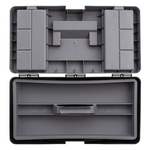 Ящик для инструмента 17", 420 х 220 х 180 мм, пластик Stels купить в Москве с доставкой по всей России | ProtosMarket.ru