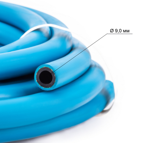 Рукав резиновый для кислорода (III класс, синий) d=9мм, бухта 5м по ценам производителя в Казани с доставкой по всей России