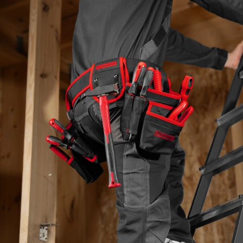 Сумка-пояс двойная, 20 карманов, держатель для молотка Matrix купить в Москве с доставкой по всей России | ProtosMarket.ru