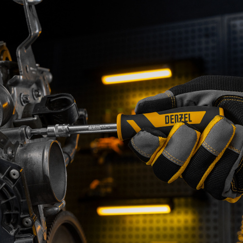 Набор инструментов, 1/2", 1/4", CrV, S2, пластиковый кейс, 194 предмета Denzel по ценам производителя в Казани с доставкой по всей России