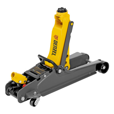 Домкрат гидравлический подкатной с фиксатором, 2,5 т, 85-385 мм Denzel по ценам производителя в Казани с доставкой по всей России