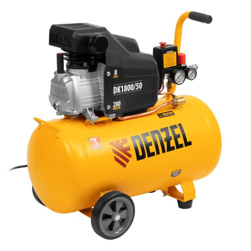 Компрессор воздушный DK1800/50, Х-PRO 1.8 кВт, 280л/мин, 50л Denzel купить в Москве с доставкой по всей России | ProtosMarket.ru