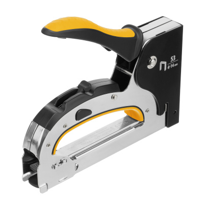 Степлер мебельный, стальной корпус, быстрая загрузка, регул. силы удара, тип 53, 4-14 мм Denzel купить в Москве с доставкой по всей России | ProtosMarket.ru